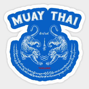 Muay Thai Tiger Sak Yant Tattoo Kickboxing Thailand Sticker